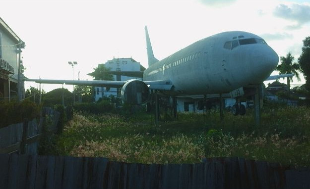First abandoned airplane in Bali