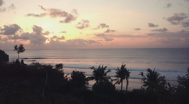 Sunset at Balangan Beach