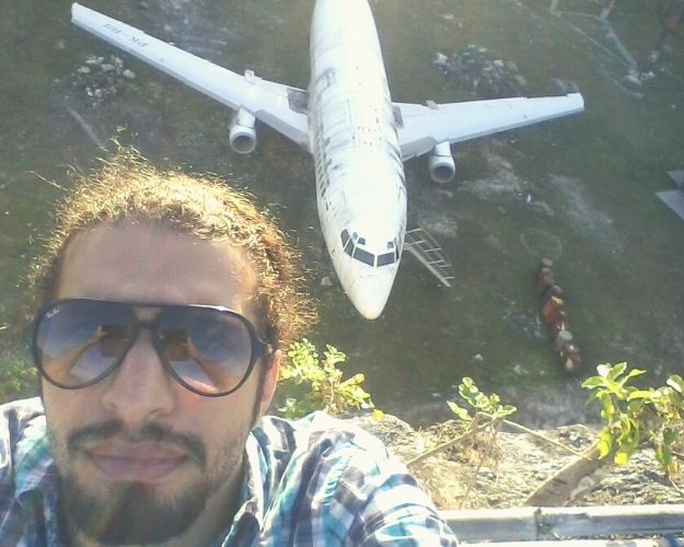 Second abandoned airplane in Bali