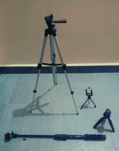 Digital Nomad packing tripods