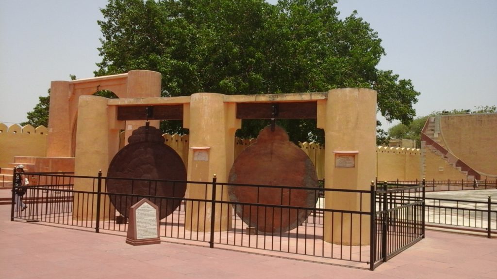 From inside of Jantart Mantar, a UNESCO world heritage site.