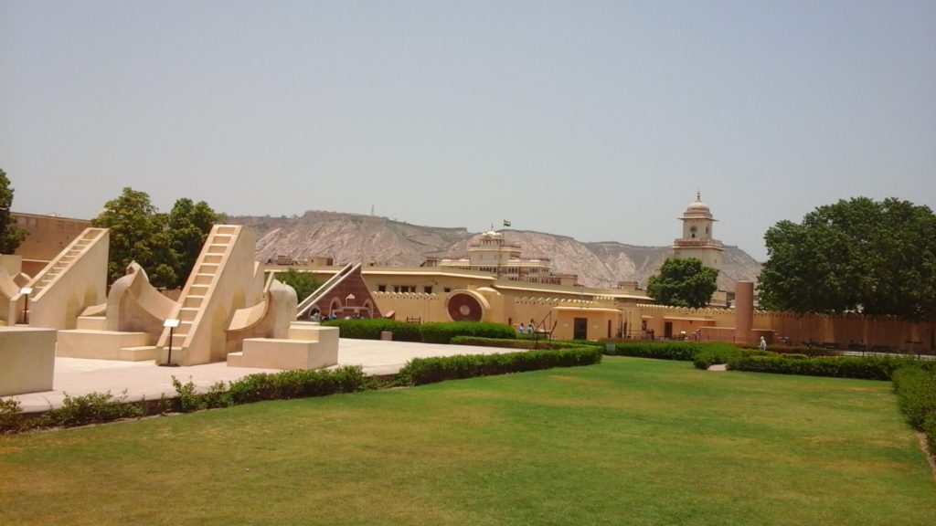 From inside of Jantart Mantar, a UNESCO world heritage site.