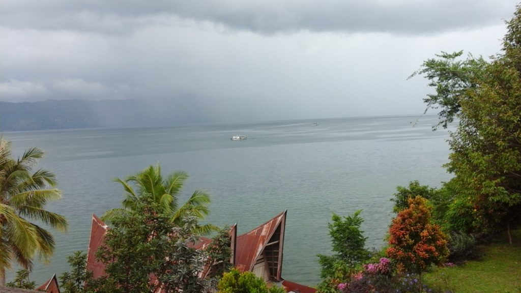 Lake Toba for Digital Nomads - The view from the hotel restaurant