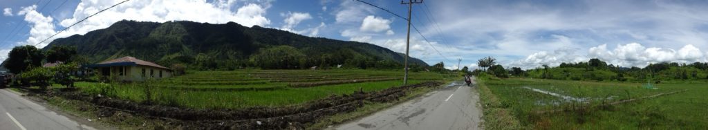 Lake Toba for Digital Nomads - A panoramic view Samosir island's roads