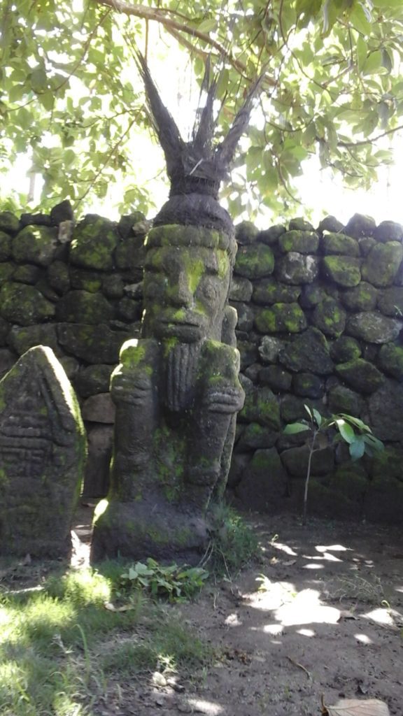 Lake Toba for Digital Nomads - One of the statues around the Stone Chairs area