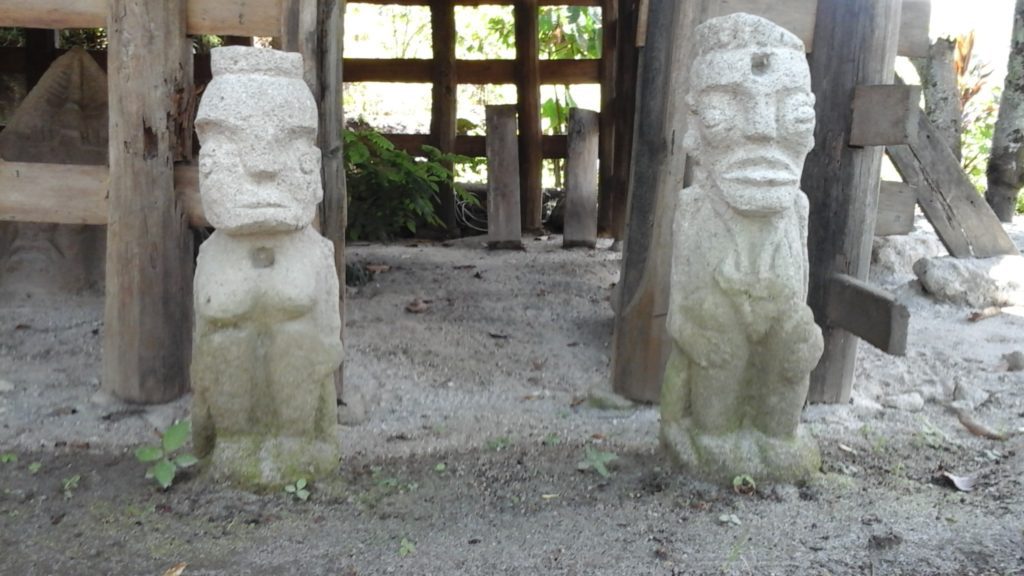 Lake Toba for Digital Nomads - Some of the statues around the Stone Chairs area