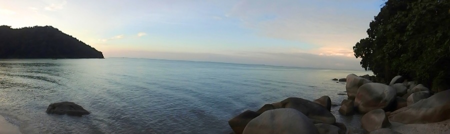 Monkey Beach during sunset