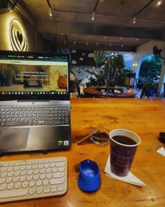 Working from Kai Cafe