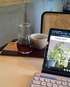 Working from OKKIO Cafe